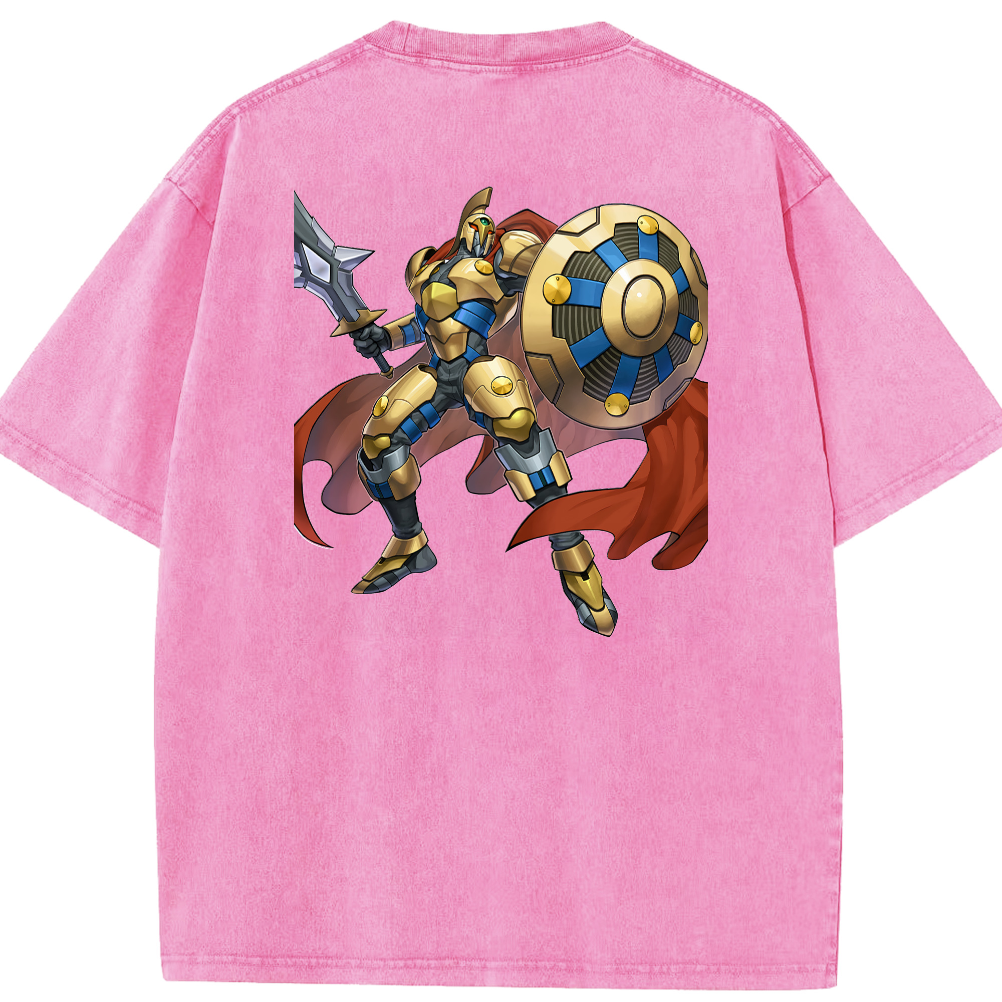 （画像用） 遊☆戯☆王 Yu-Gi-Oh! 綿100% ヴィンテージ風 半袖Tシャツ（背面プリント）